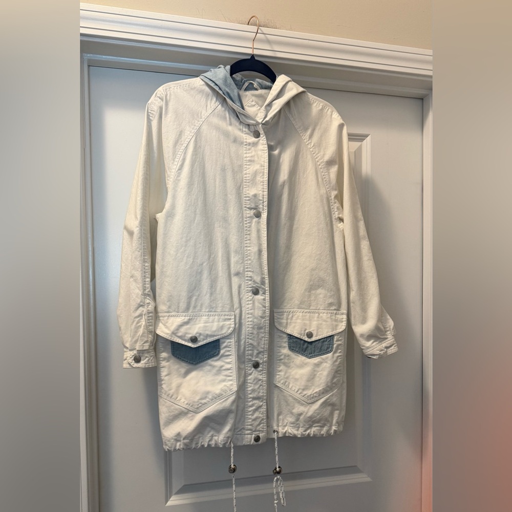 Elegant Cream Utility Jacket